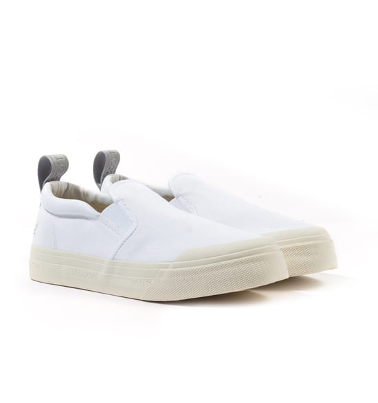 Lyle & Scott Duncan witte canvas schoenen - Image 1