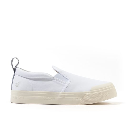 Lyle & Scott Duncan witte canvas schoenen - Image 2