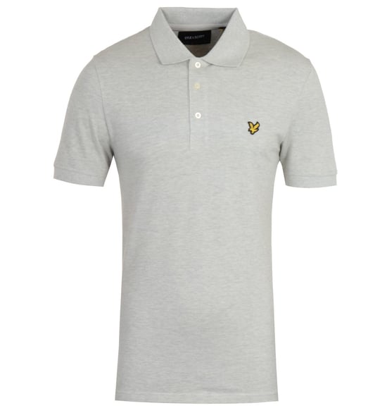 Lyle & Scott lichtgrijs poloshirt - Image 1