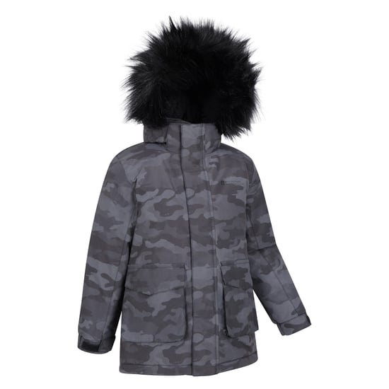 Mountain Warehouse Kinder/Kinder Ranger Camouflage Waterafstotend Jasje (Grijs) - Image 4