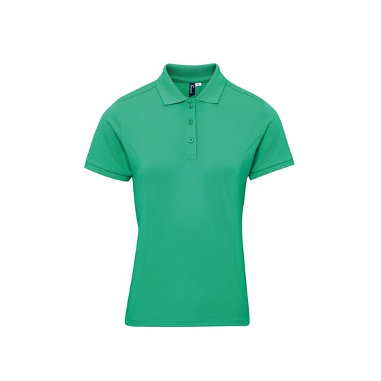 Premier Dames/Dames Coolchecker Plus Poloshirt (Kelly Groen) - Image 1