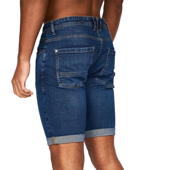 Crosshatch Heren Tadcaster Denim Shorts (Tussentijdse wasbeurt) - Image 5