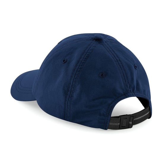 Beechfield Unisex Outdoor Waterproof 6 Panel Baseball Cap (Pack of 2) (Navy Blue)
