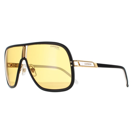Carrera Aviator Unisex Matte Black Yellow Yellow  Flaglab 11