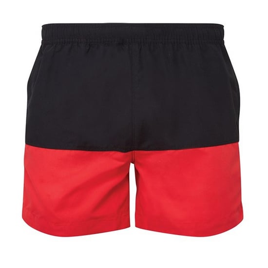 Asquith & Fox Heren zwemshorts (Zwart/Rood) - Image 2