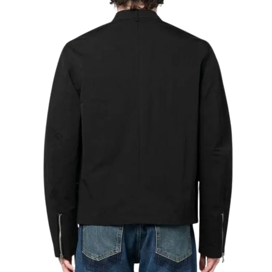 Diesel Plain Black Thin Jacket