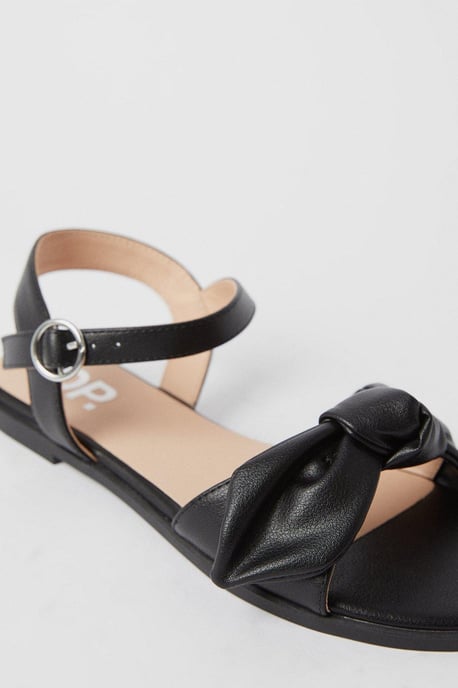 Freya Bow Flat Sandals