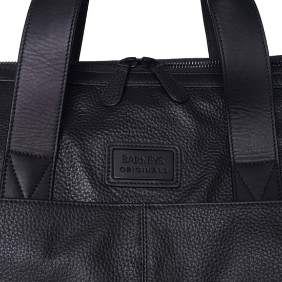 Barneys Originals Real Leather Holdall
