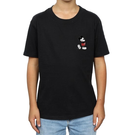 Disney Jongens Mickey Mouse Kickin Retro Borst T-shirt (Zwart) - Image 3