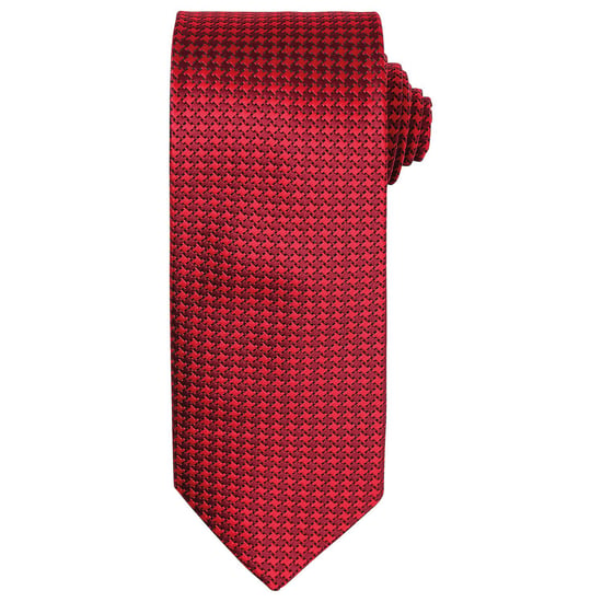 Premier Puppytooth Stropdas (Rood) - Image 1