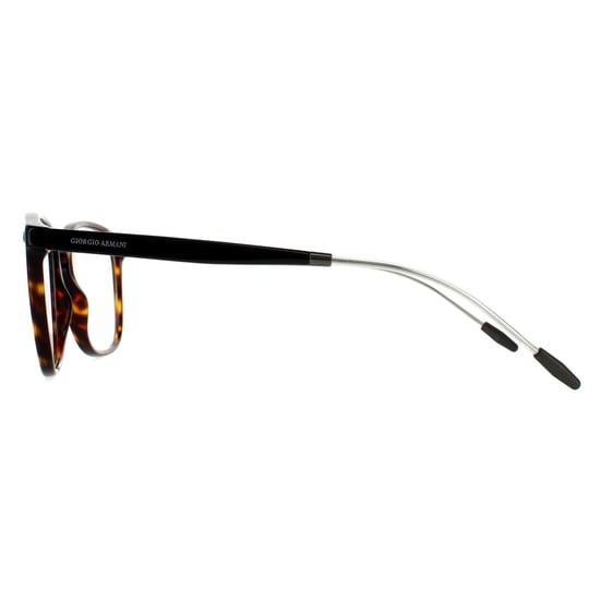 Giorgio Armani Rectangular Mens Dark Havana Glasses Frames