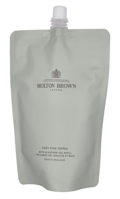 M.Brown Fiery Pink Pepper Bad- & Douchegel Navulling 400 ml - Image 1