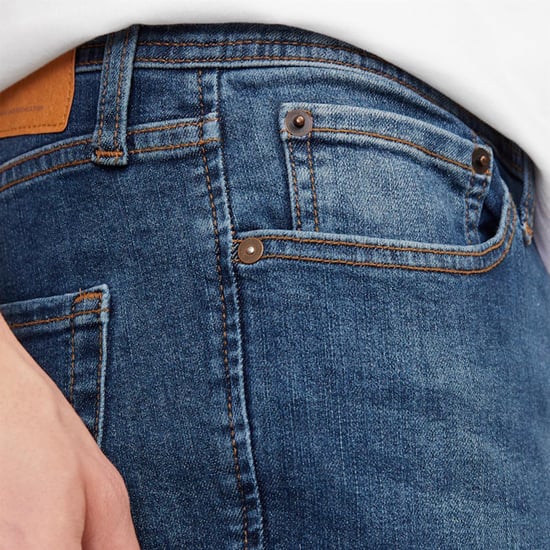 Jack & Jones Heren Blauwe Jeans Regular Fit Casual 5-Pocket Ontwerp - Image 5