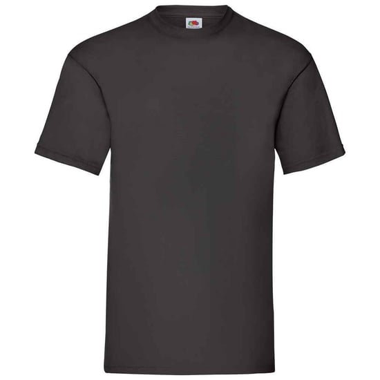 Fruit of the Loom Heren Valueweight T-Shirt (Zwart) - Image 1