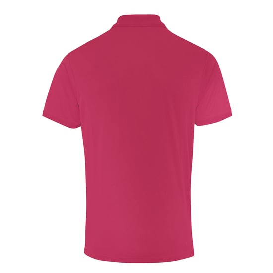 Premier Mens Coolchecker Pique Short Sleeve Polo T-Shirt (Hot Pink)