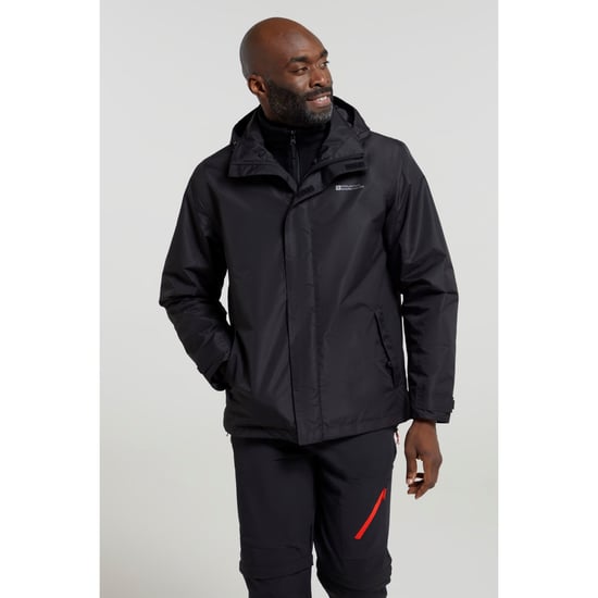 Mountain Warehouse Heren Fell II 3 in 1 jas (Zwart) - Image 1