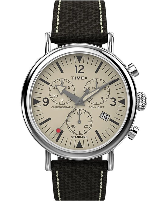 Timex Standard Chrono Heren Horloge Bruin TW2V43800 - Image 1