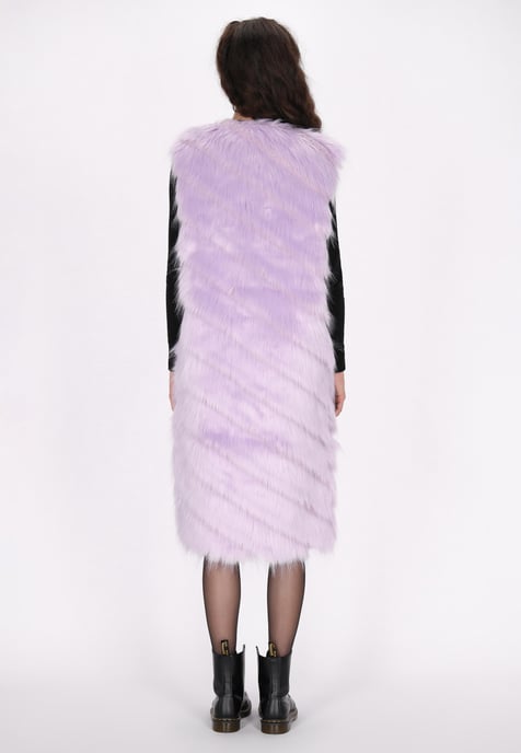 Mymo Vest Dames Licht paars - Image 4