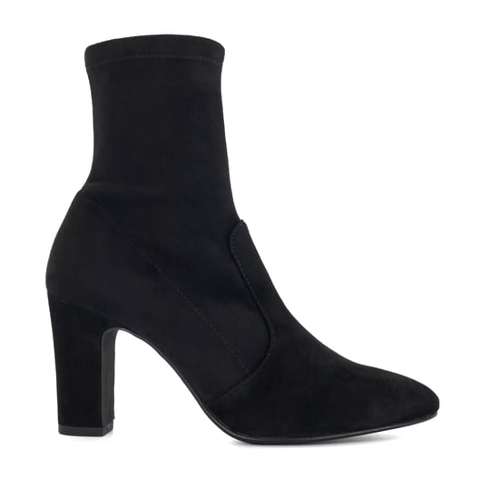 Dune Ladies Optilly - Almond Toe Block Heel Sock Boots
