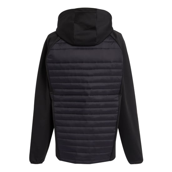 Regatta Mens Navigate Quilted Hybrid Jacket (Black/Lime Green)
