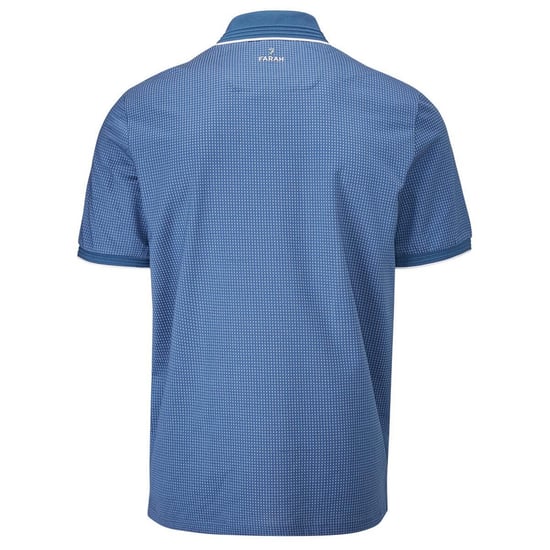 Farah Heren Ferris Poloshirt (Schemerig blauw/wit) - Image 2