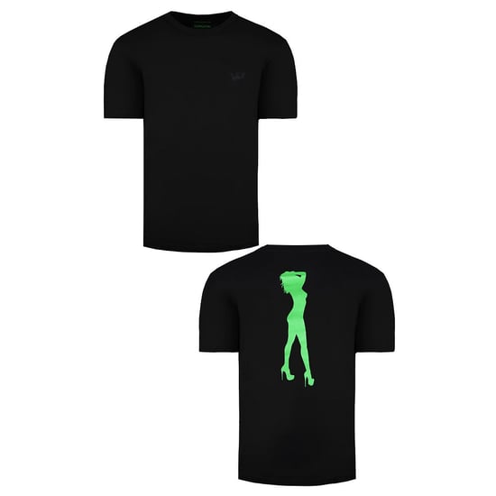 Supra x Heidi Klum Cochs Short Sleeve Crew Neck Black Mens T-Shirt 101901 008