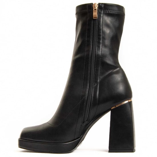 Montevita Heel Ankle Boot Kaliope In Black