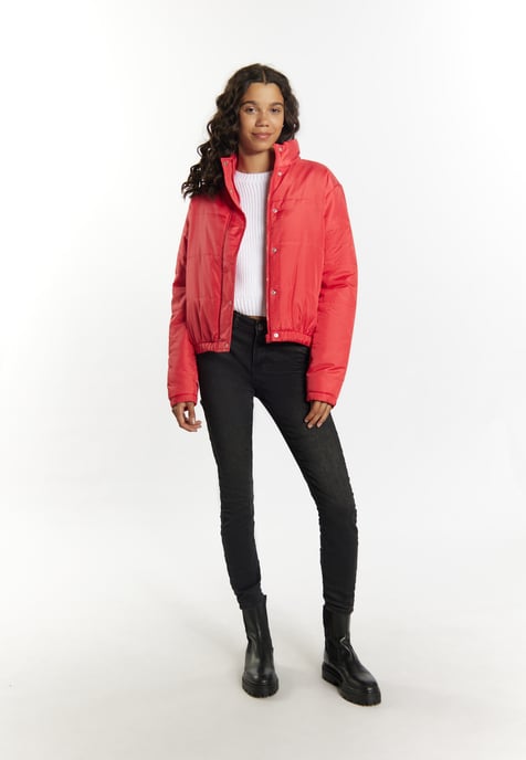 Mymo Licht gewatteerd blousonjack Dames rood - Image 2