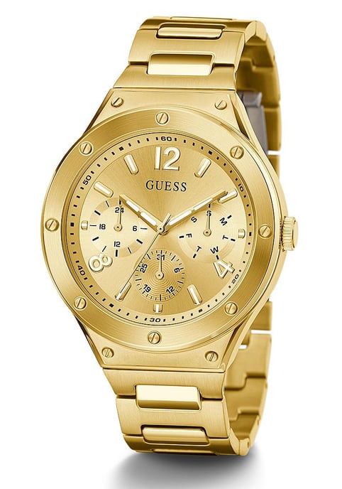 Guess Scope Heren Horloge Goudkleurig GW0454G2 - Image 3