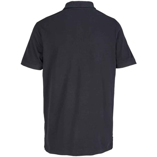 SOLS Unisex Adult Pacific Piqué Tweelingnaaldssteek Poloshirt (Zwart) - Image 2