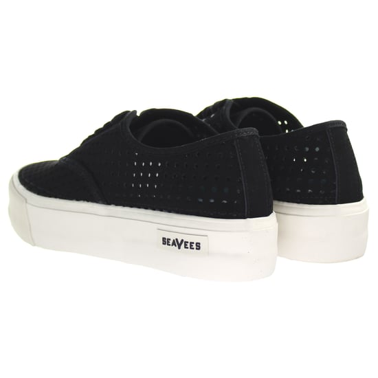 Seavees Legend Sneaker Platform Portal Black Womens Trainers