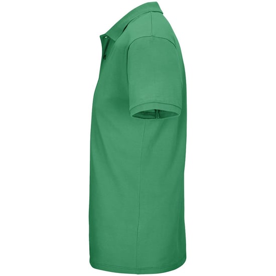SOLS Heren Planet Piqué Biologisch Poloshirt (Voorjaarsgroen) - Image 3