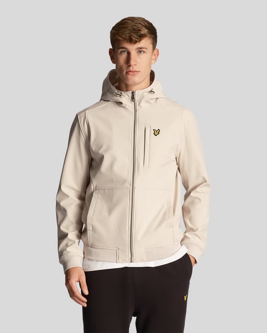 Lyle & Scott Heren Softshell Jack in Grijs - Image 3