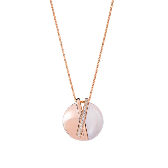 Orphelia 'Moragene' Dames 925 Sterling Zilveren Set: Halsketting + Oorbellen + Ring - Roze SET-7506/RG - Image 2