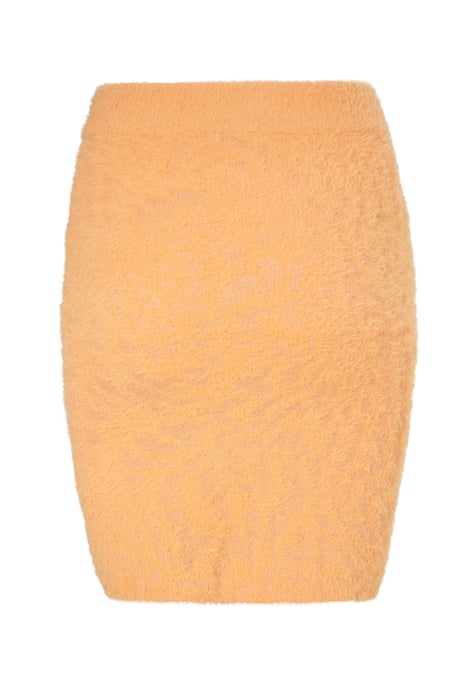 Mymo Knitted skirt women orange