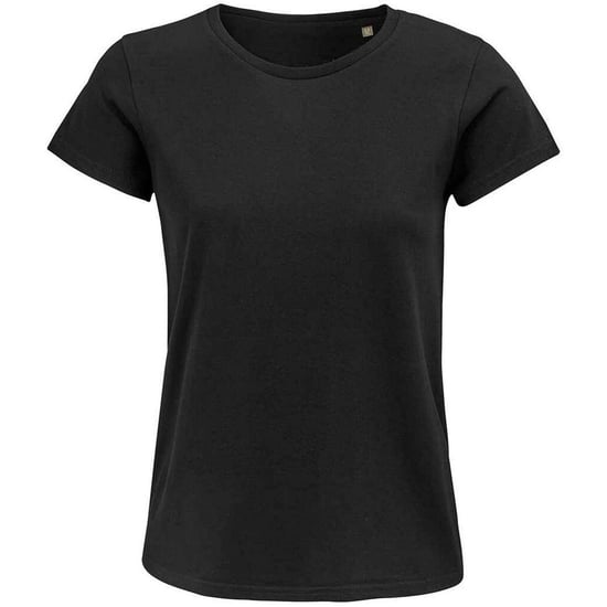 SOLS Dames/dames Crusader Organisch T-shirt (Diep zwart) - Image 1