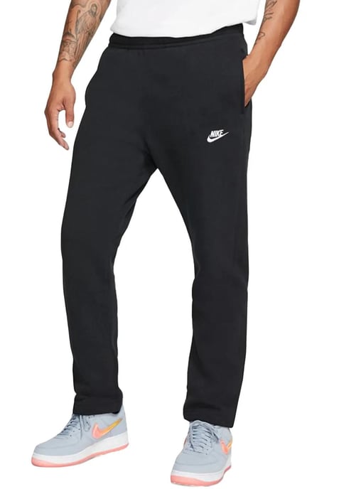 Nike Sportswear Club Fleece Openhem Joggers in Zwart - Image 1