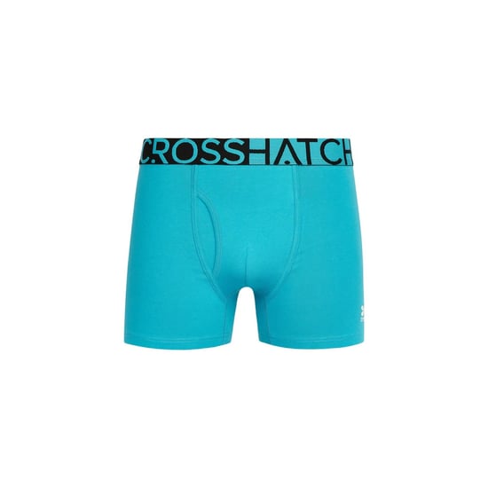 Crosshatch Heren Typan Boxershorts (Pack of 3) (Teal) - Image 4