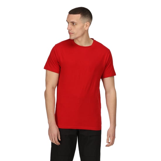 Regatta Mens Pro Cotton Soft Touch T-Shirt (Classic Red)