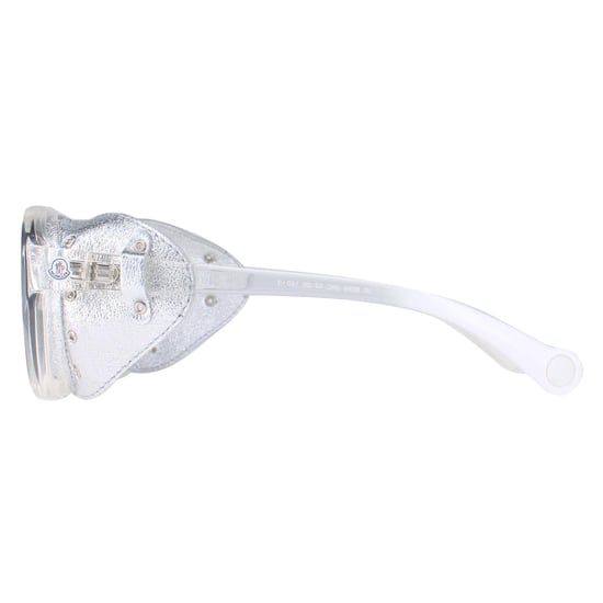 Moncler Round Unisex Crystal Silver Grey Silver Mirror ML0046