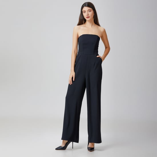 Minimalist bustier jumpsuit