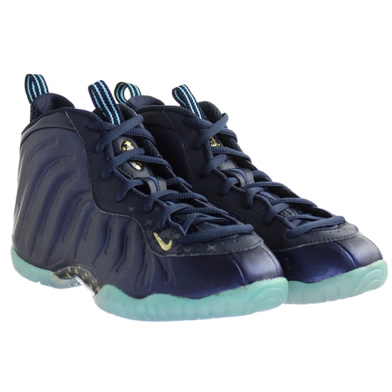 Nike Little Posite One Blue Kids Trainers