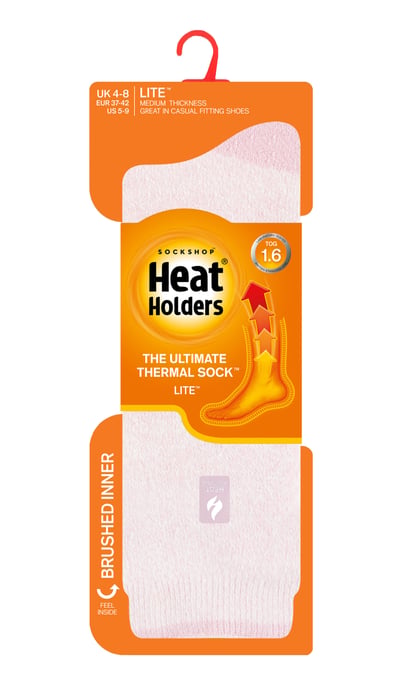 Heat Holders Lite - Geïsoleerde thermo damessokken - Gedust Roze (Venetië) - Image 2