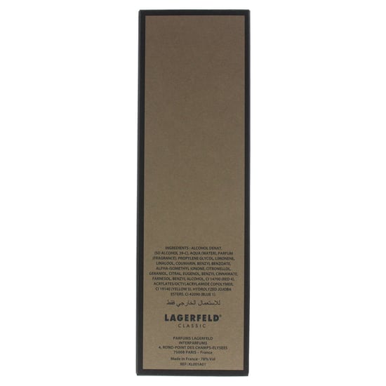 Karl Lagerfeld Classic Eau de Toilette 100ml Spray