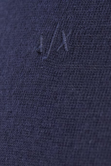 Armani Exchange Heren Gebreide Trui In Blauw - Image 3