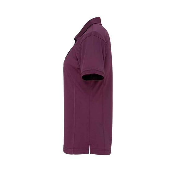 Premier Dames/Dames Coolchecker Piqué Poloshirt (Aubergine) - Image 3