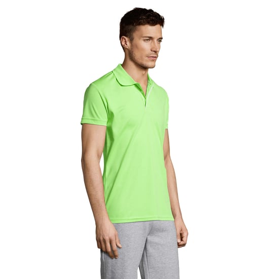 SOLS Heren Performer Sport Poloshirt (Appelgroen) - Image 3