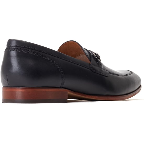 Base London Russo Leren Herenpantoffels Zwart - Image 2