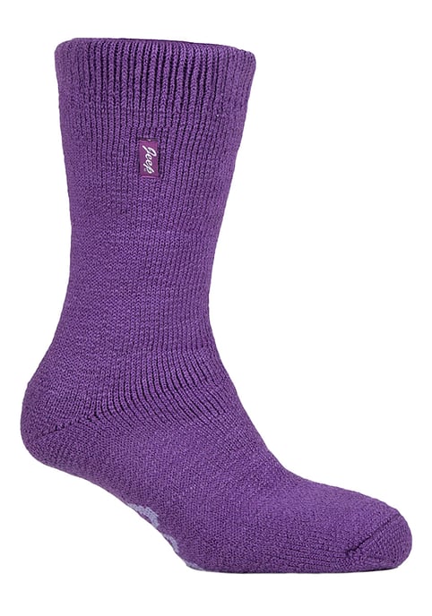 Dames Thermosok | Jeep | Ademend Luxe Gevoerde Winterlaarzen Sokken voor Vrouwen - Violet - Image 1