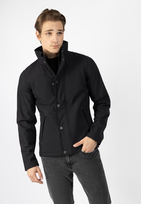 Mo softshell jas Heren zwart - Image 2